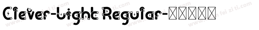 Clever-Light Regular字体转换